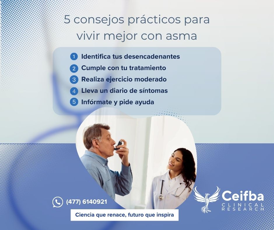 5 consejos prácticos para vivir mejor con asma